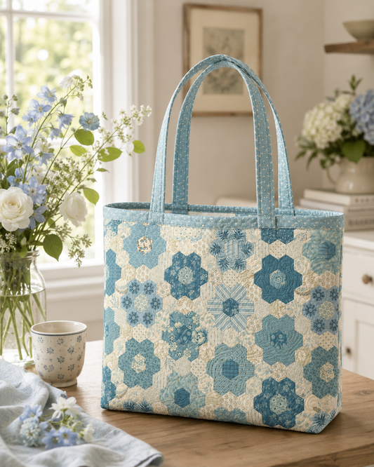 Go, Girl! Bluebird Tote Bag Fabric Kit