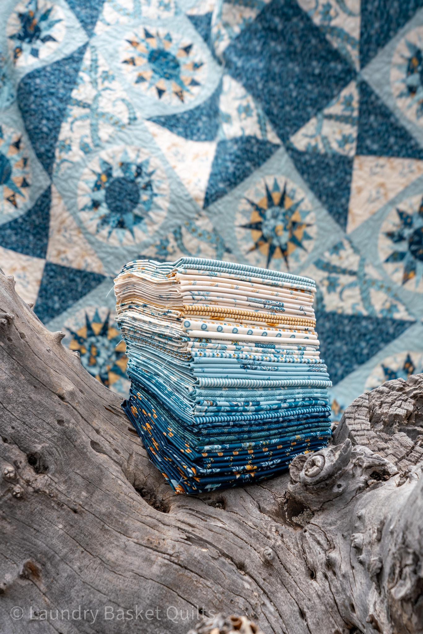 Beach House Fat Quarter Bundle – Laundry Basket Quilts