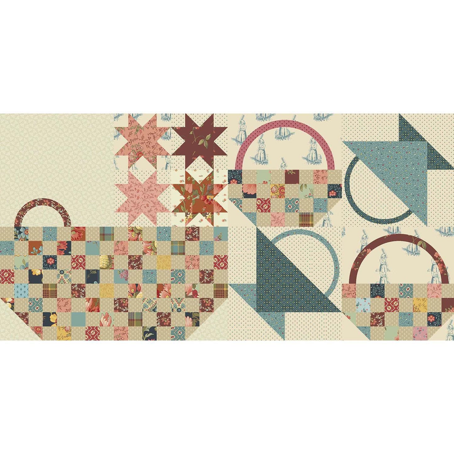 Anna's Baskets - Farmers Daughter Block 6 Pattern