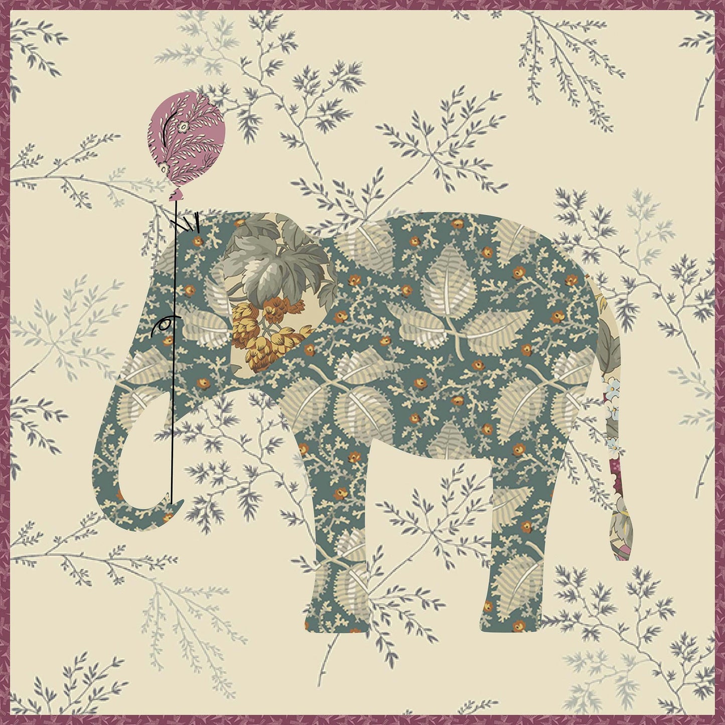 Stencil - Elephants
