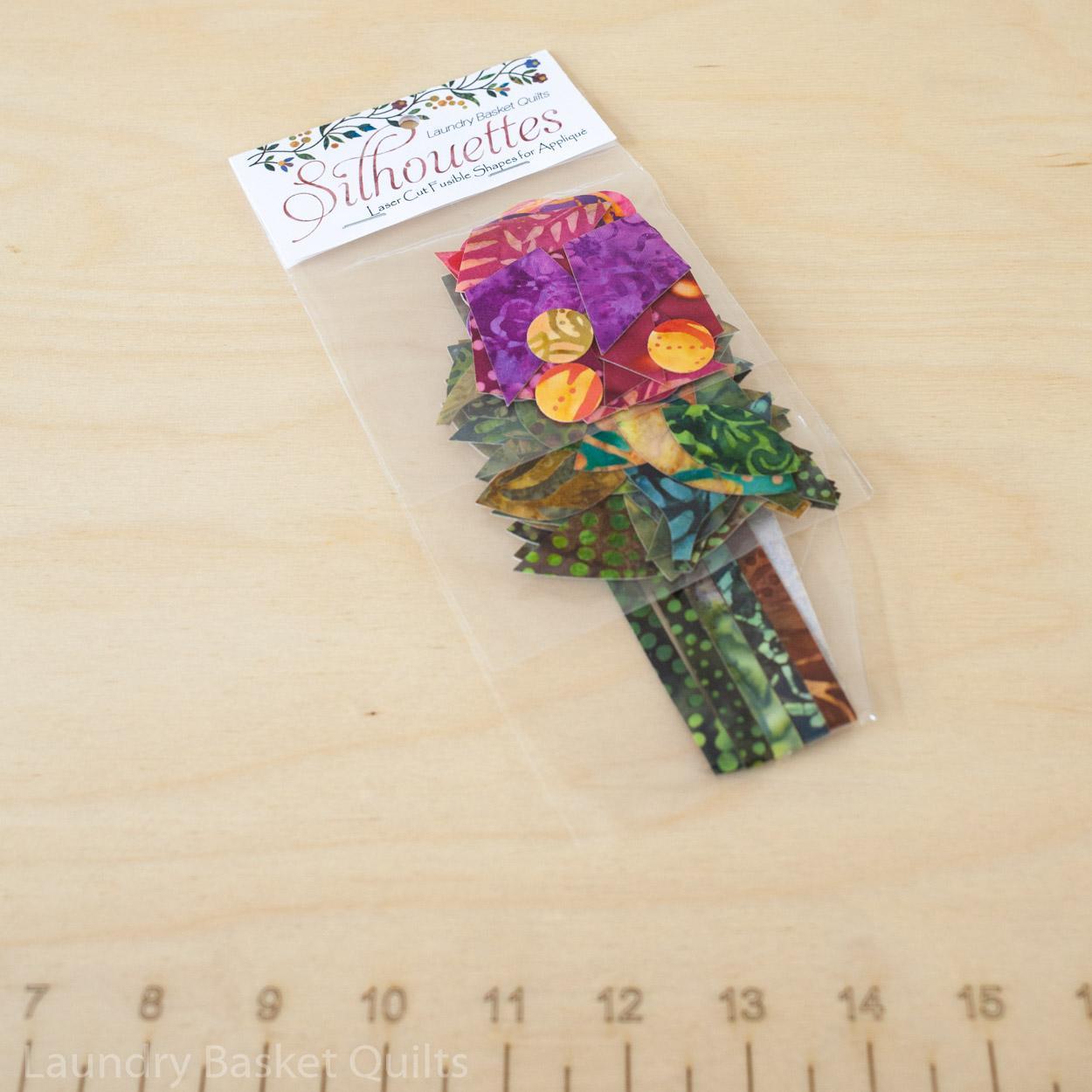 Silhouettes - Spring Bouquet Batik Block 2